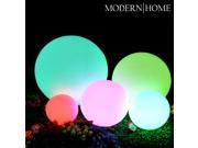 Modern Home LED Glowing Sphere w Infrared Remote Control 8