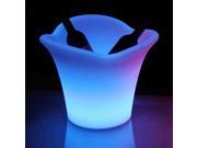 Modern Home LED Glowing Ice Bucket w Infrared Remote Control