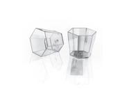 OnDisplay Hexagone Disposable Dessert Cups 100 count