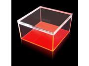 OnDisplay Electric Neon Luxe Clear Acrylic Storage Treasure Box Large
