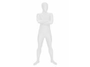 SecondSkin Full Body Spandex Lycra Suit S White