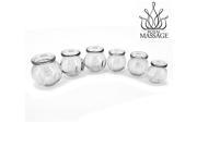 Royal Massage 6pc Fire Glass Cupping Jar Set