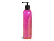 Royal Massage 8oz Empty Massage Oil Bottle with Pump Pink