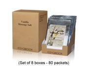 Royal Massage Natural Sea Salt Mineral Massage Scrubbing Salts Case 80g packets x 80 Vanilla