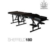Sheffield 180 Elite Professional Portable Chiropractic Table Charcoal