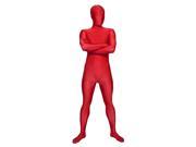 SecondSkin Full Body Spandex Lycra Suit XL Red