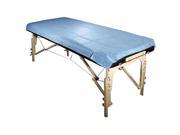 Royal Massage Set of 10 Universal Disposable Waterproof Flat Table Sheets Blue