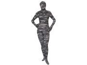 SecondSkin Full Body Spandex Lycra Suit XS Camouflage