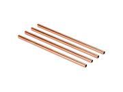 Modern Home Authentic 100% Solid Copper Moscow Mule Straws Set of 4 Handmade in India