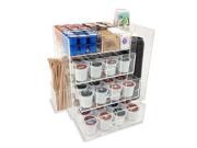 OnDisplay Acrylic Coffee Station with Drawers for Keurig® K Cup Coffee Pods