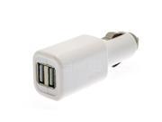 Celicious White Universal Dual USB Car Charger Adaptor