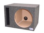 300 Enclosure Series Single 12 Slot Vented Sub Bass Hatchback Speaker Box with Labyrinth Power Port