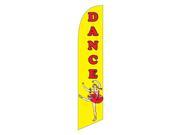 DANCE Y RD 38 x138 SWOOPER FLAG DLX