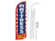 MATTRESS SALE BLUE WHT RED SPD SWOOPER 38 X138 WITH POLE AND SPIKE
