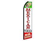 MEXICAN FOOD 38 x 138 SWOOPER FLAG