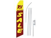 RV SALE 30 X 138 SWOOPER FLAGWITH POLE AND SPIKE