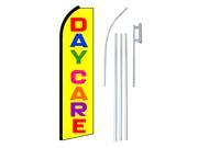 DAYCARE YEL MULTI COLOR 30 X 138 SWOOPERWITH POLE AND SPIKE