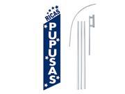 RICAS PUPUSAS 30 x138 SWOOPER FLAG DLXWITH POLE AND SPIKE