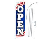 OPEN PATRIOTIC SPD SWOOPER 38 X138 WITH POLE AND SPIKE