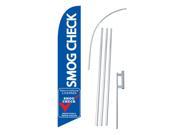 SMOG CHECK LICENSES CA 30 x 138 SWOOPER DLXWITH POLE AND SPIKE
