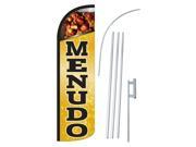 MENUDO GOLD BLACK SPD SWOOPER 38 X138 WITH POLE AND SPIKE