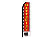 BATTERIES RED YEL W PIC CHECKERED 30 X138 SWOOPER
