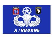 ARMY 82ND 101ST AIRBORNE FLAG 3X5 POLYESTER