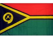 VANUATU COUNTRY 3 X 5 POLY FLAG