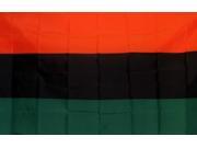 AFRO AMERICAN NOVELTY 3 X 5 POLY FLAG