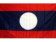 LAOS NEW COUNTRY 3 X 5 POLY FLAG