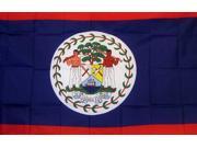 BELIZE COUNTRY 3 X 5 POLY FLAG