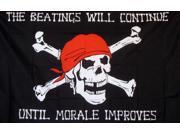 PIRATE MORALE 3 X 5 POLY FLAG