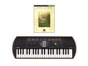 Casio SA 76 44 Key Mini Keyboard Bundle Includes Bonus Easy Hymns Beginning Piano Solo Songbook
