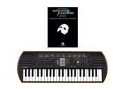 Casio SA 76 44 Key Mini Keyboard Bundle Includes Bonus The Phantom of The Opera Beginning Piano Solo Songbook