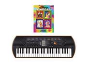 Casio SA 76 44 Key Mini Keyboard Bundle Includes Bonus Disney Greats Beginning Piano Solo Songbook