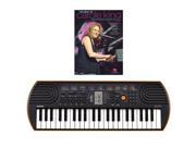 Casio SA 76 44 Key Mini Keyboard Bundle Includes Bonus Carole King Beginning Piano Solo Songbook