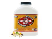 10x Survival Tabs Emergency Survival Food Tabs Vanilla Malt Flavor [Non GMO Gluten Free 25 Year Shelf Life]