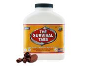 120 Day Supply Survival Tabs Emergency Food Tablets Chocolate [Non GMO Gluten Free 25 Year Shelf Life]