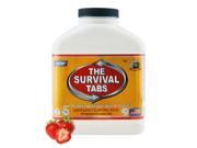 10x Survival Tabs Emergency Survival Food Tabs Strawberry Flavor [Non GMO Gluten Free 25 Year Shelf Life]