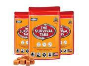Meals Ready To Eat Survival Tabs Butterscotch Flavor 3 x 4 tabs bag
