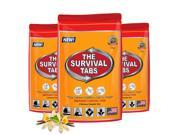 Meals Ready To Eat Survival Tabs Vanilla Flavor 3 x 4 tabs bag