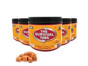 Emergency Food Ration Survival Tabs 35 day food Supply Butterscotch Flavor 90tabs bottle x 5