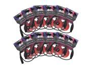 12 Pack of VRL DMX 3 Pin Low Capacitance Light Cables 2 Length