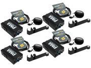 Elite Core 4 Pack of PMA Personal Monitor Listening Stations w EU 5X Earphones
