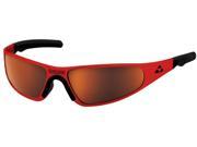 Liquid Eyewear Player RED RED MIRROR POLARIZED Lens Hingeless Aluminum Sunglasses