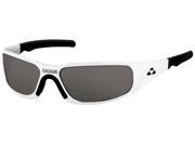 Liquid Eyewear Gasket WHITE SMOKE POLARIZED Lens Hingeless Aluminum Sunglasses