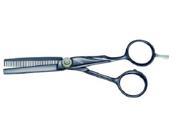 Tondeo 6048 Premium OrganicS.1 Black Offset Tulip 32 Teeth Thinning Scissors