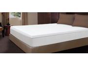 Comfort Revolution 2 3 lb Premium High Density Memory Foam Bed Topper Queen