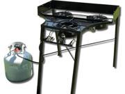 King Kooker 3030 Portable Outdoor Propane High Low 3 Burner Camp Stove