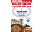 King Kooker 40024 Jambalaya Gumbo Seasoning Mix 4 Pack